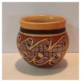 3" Miniature Fannie Nampeyo Migration Wings Pot