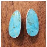 Nick Garcia Kewa Santo Domingo Turquoise Earrings