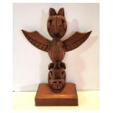 William Dennis Jr Haida Artist  Eagle Totem Pole