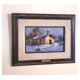 Oil Painting Winter Sanctuary Joni Falk Arizona