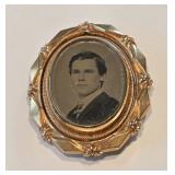 Antique Victorian Gold Filled Swivel Locket