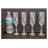 Four FOSTORIA Navarre Continental Champagnes
