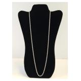 30" Italian Sterling Silver Twist Necklace 14 Gr