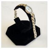 Michael Anthony 14K Gold Diamond Quartz Wristwatch