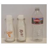 2 Colorado 1/2 Pt Milk Bottles Owens & City Park