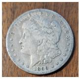 US 1899-S Morgan Silver Dollar Coin