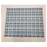 1935 Souvenir Sheet Yellowstone Park 50 Stamps