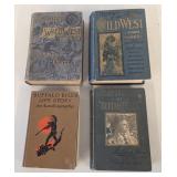 4 Antique Books About Buffalo Bill Cody
