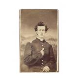 Civil War CDV Capt Luther W Layton 54th Ohio