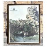 Antique Hand Colored Photo Ayers Natural Bridge