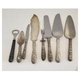 Kirk Repousse Sterling Silver Serving Pieces 596 G