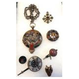Antique 1860s Victorian Scottish Jewelry To Repair