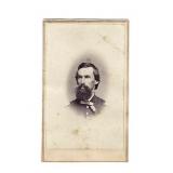 Civil War SIGNED CDV Capt William Riggs 4th KY Inf
