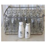 24 Plains Dairy WY 1/2 Pint Milk Bottles in Case
