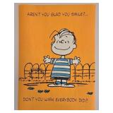 1960s Springbok Peanuts Day Glo Poster Linus