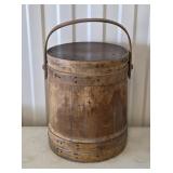 Primitive Wooden Firkin
