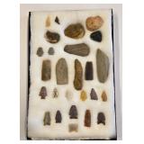 26 Indian Arrowheads Scrapers Wyoming