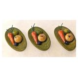 Three 1930s Czech Goofy Realistic Buttons