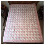 1930s Birds in the Air 1/2 Square Triangle Quilt