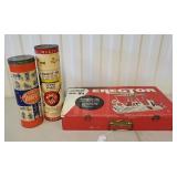 Gilbert # 7 1/2 Engineers Erector Set & Tinkertoys