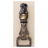 Mexican 900 Silver Aztec Bottle Opener Brooch