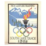 1968 Olympics Lake Tahoe Training Center Poster