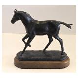 1989 Bronze Colt Horse Sculpture Shippen WY