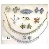 Vintage Rhinestone Costume Jewelry
