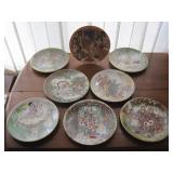 8 Alice in Wonderland Limoges Collector Plates