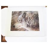 1992 Bradley Parrish Ltd Ed Print of a Wolf
