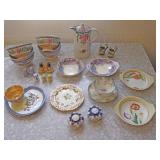 Vintage Japanese Dishes Lustre Azalea Nippon