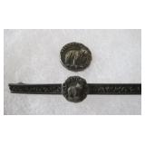 Vintage Sterling Silver Yellowstone Park Bear Pins