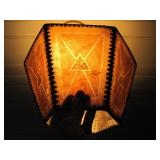 Circa 1910 Arts & Crafts Mica Lamp Shade