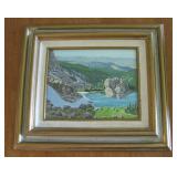 1979 Oil Painting Dubois WY by Gary Keimig Casper