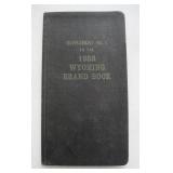 1936 Official Wyoming Brand Book Supplement #1
