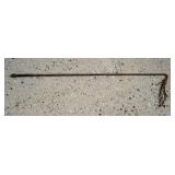 Three Braided Leather & Horsehair Whips