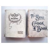Antique Cookbooks Star & Oscar of the Waldorf 1890