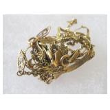 Scrap 14k Gold Chain Fragments 6 Grams