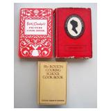 3 Vintage Cookbooks Betty Crocker Fannie Farmer