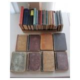 Antique School Books Languages Math Civics