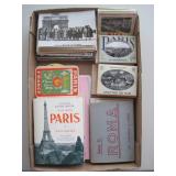 1950s Postcards Travel Brochures Paris Rome Europe
