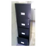 Four Drawer Locking File Cabinet With Key