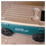 Lawn Buddy Rolling Cart & 2 Hard Rubber Wheels