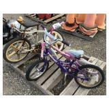 (3) KIDS BIKES (TREK & HUFFY)
