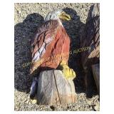 EAGLE WOOD CARVING