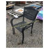 (2) METAL PATIO CHAIRS