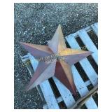 Metal Rustic Star Decoration