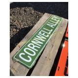Cornwell Street Sign