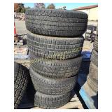 (5) Mounted Tires 
Misc Brands 
255/70R16