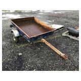 Metal Pull Behind Car / Yard Trailer